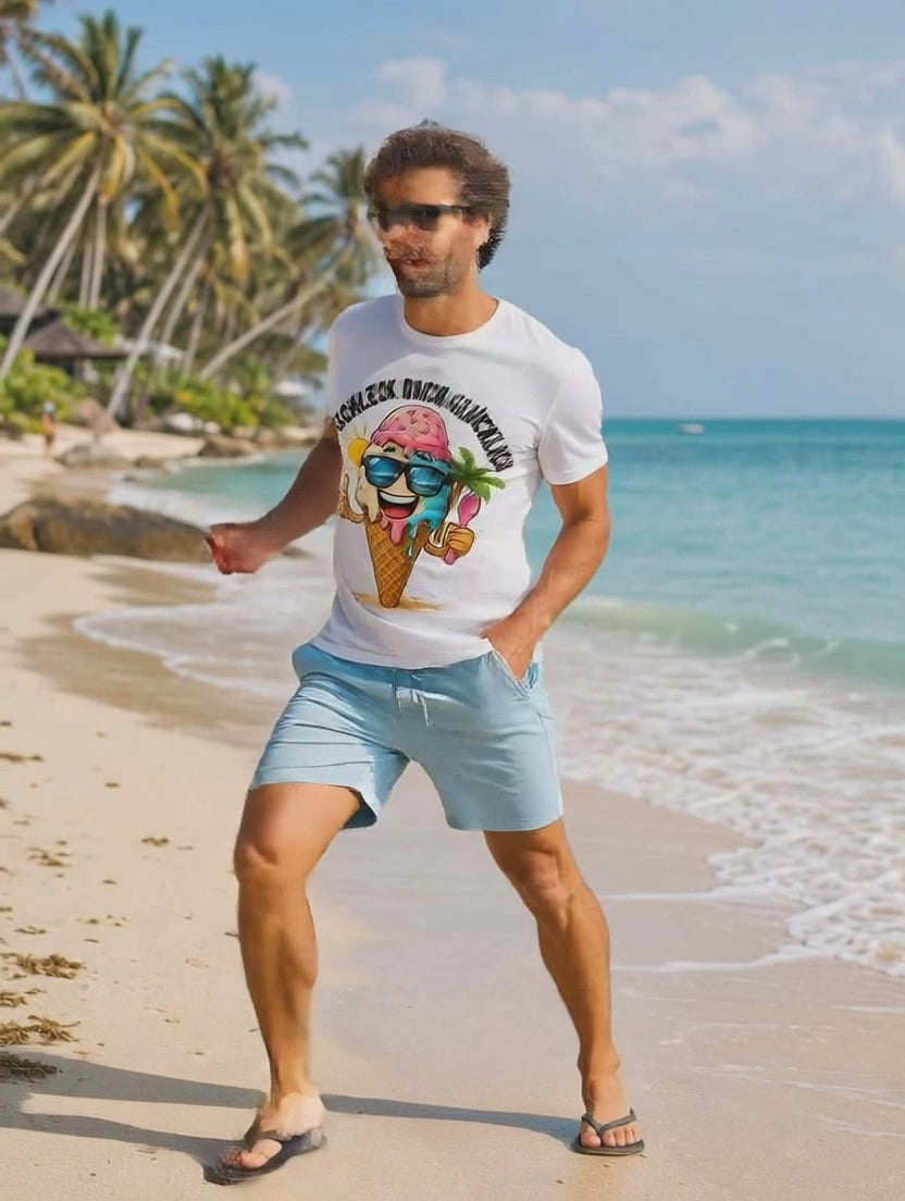 Unisex Summer Humor T-Shirt Funny Sayings Summer Sun Beach