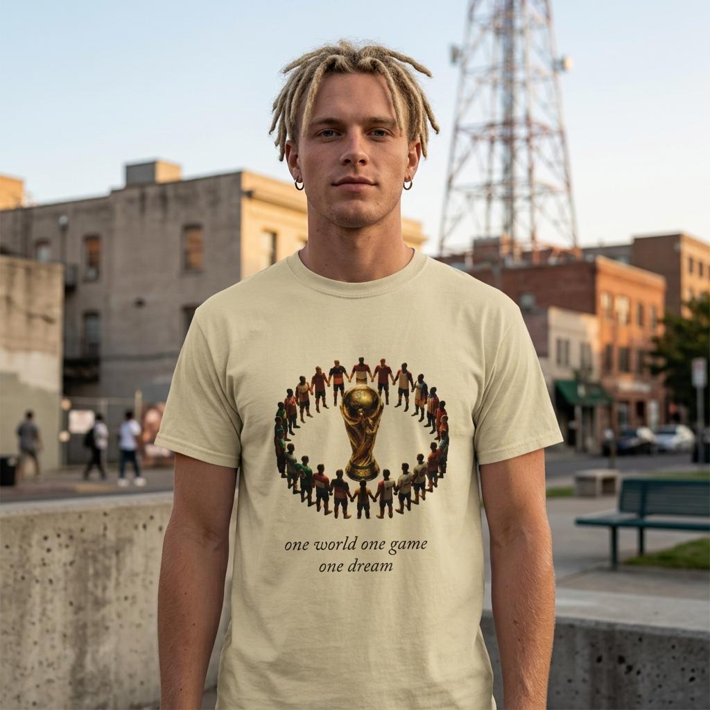 T-Shirt Fußball  Fan FIFA WM 2026 Freundschaft Nations Worldcup Amerika